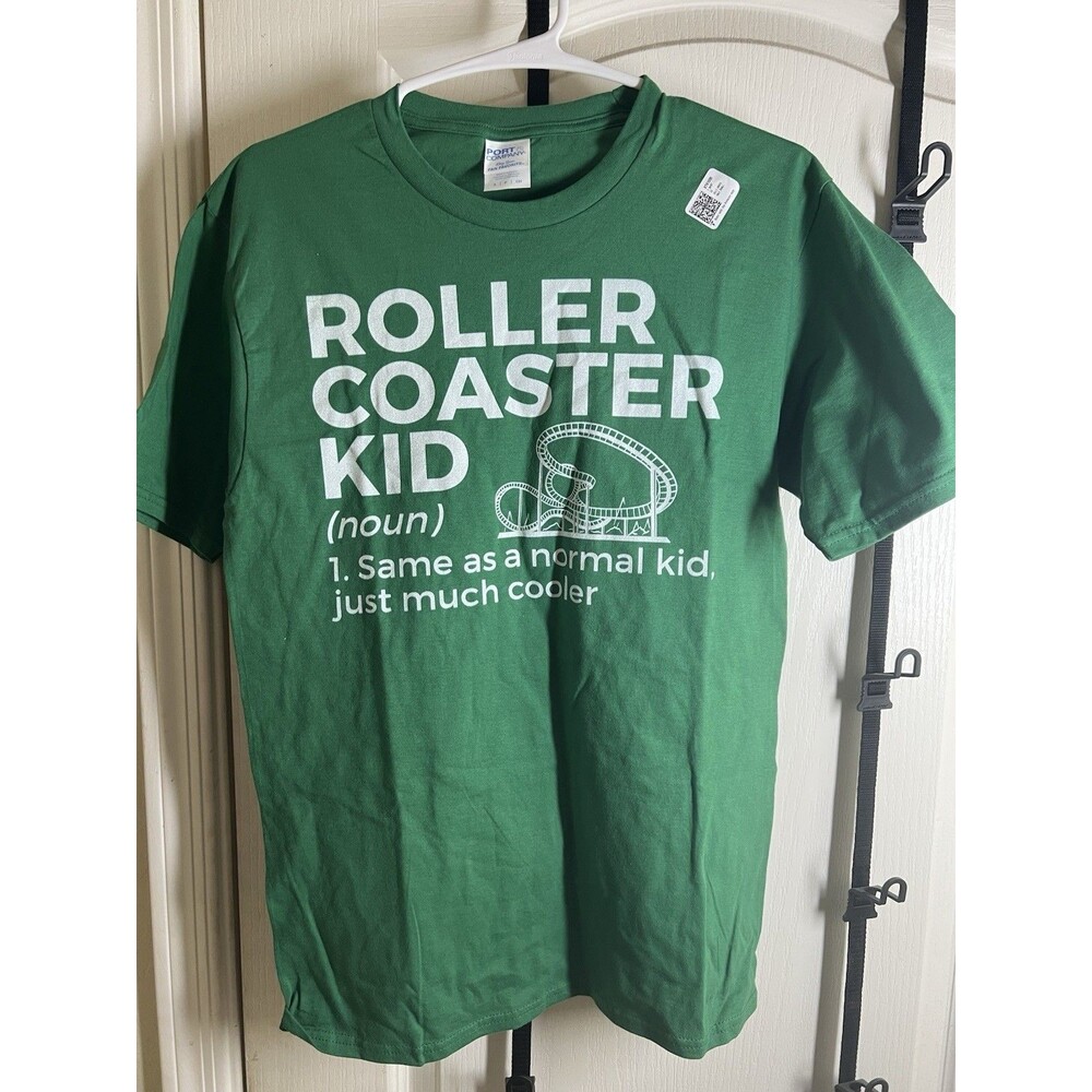Roller Coaster Kid T-shirt Adult S